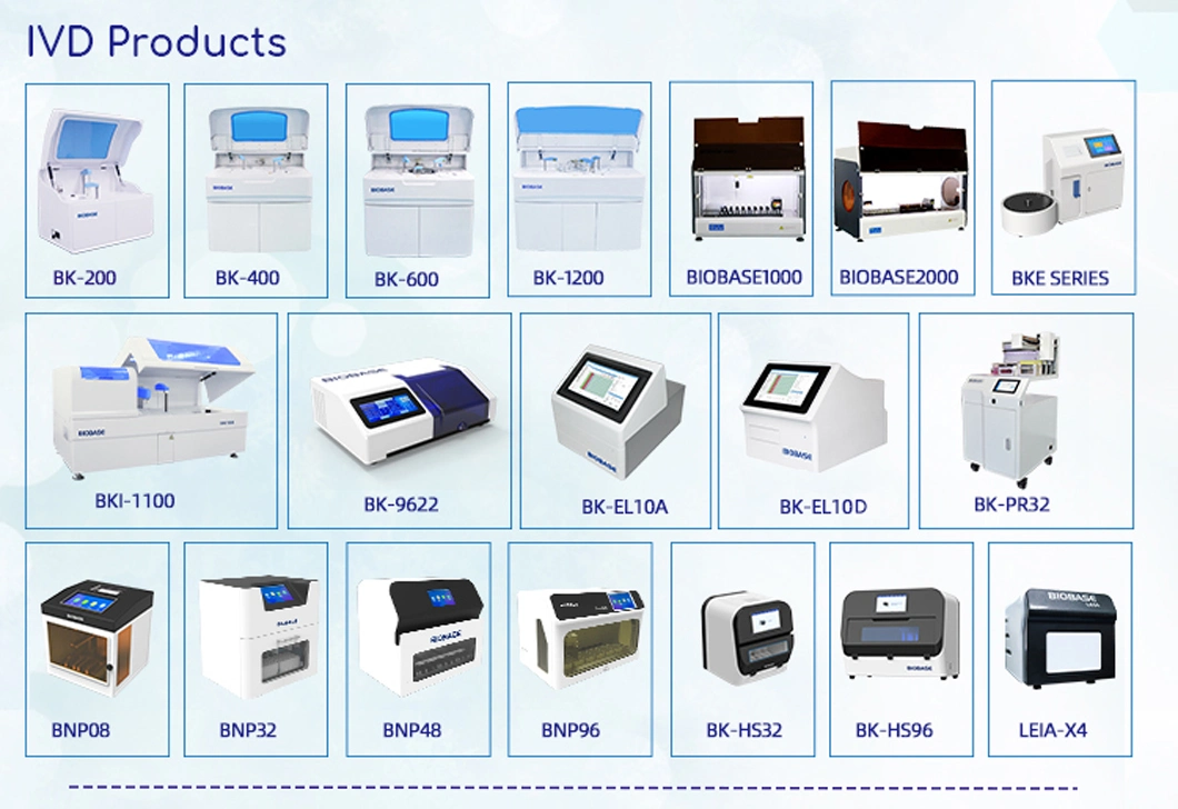 Biobase China Hospital Medical Automatic Elisa Analyzer Elisa Machine Microplate Reader