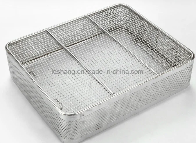 Stainless Steel Wire Basket /Sterilization Basket Used for Medical