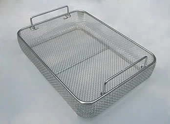 Sterilization Medical Instruments Wire Mesh Disinfection Basket