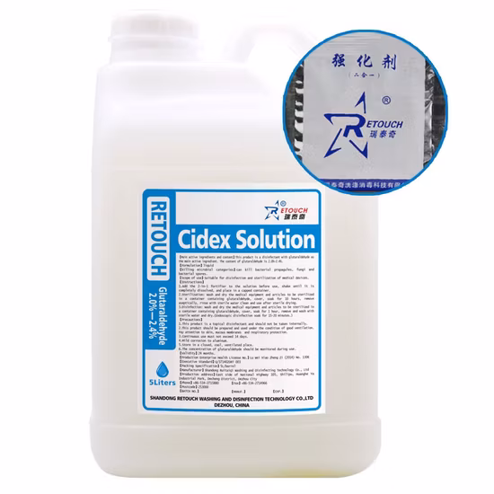 Hospital Grade Glutaraldehyde Endoscope Disinfection Solution 2500ml Supplier